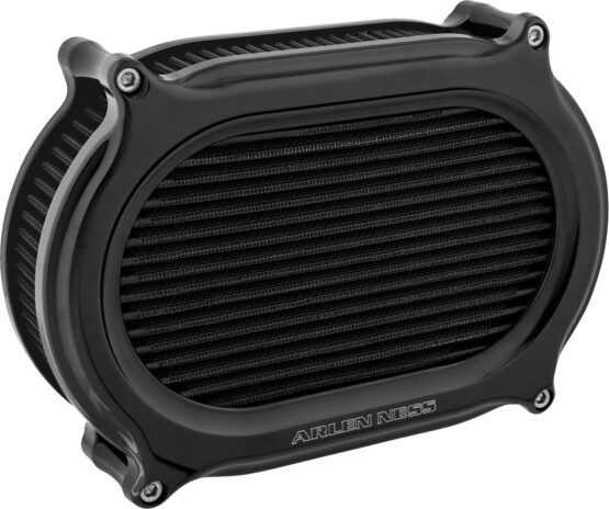 Arlen Ness Stage 2 Oval Air Cleaner Kit All Black For Harley-Davidson