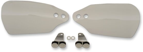 Memphis Shades Ghost Handguards Gloss White For Harley Touring/Trike