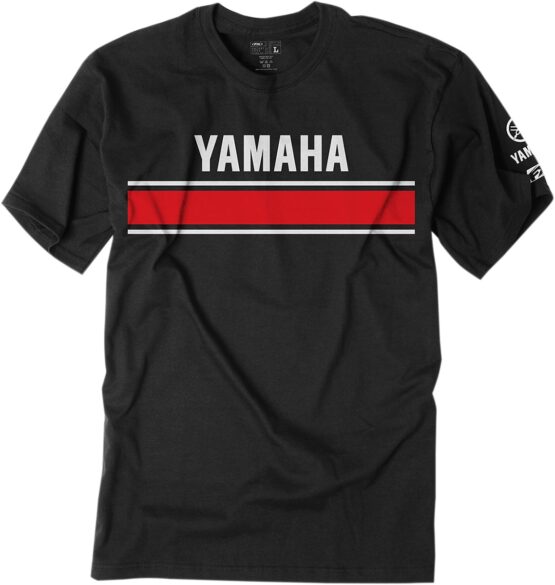 Factory Effex Yamaha Retro Tee Black Large Men's T-Shirt