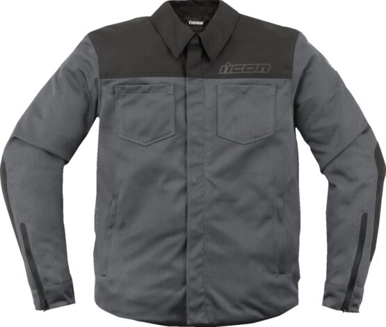 ICON Upstate Mesh CE Jacket XL Gray Men's