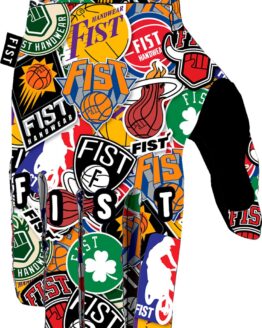 FIST Handwear Youth Strapped Hard Court Gloves - Black/Multi, L