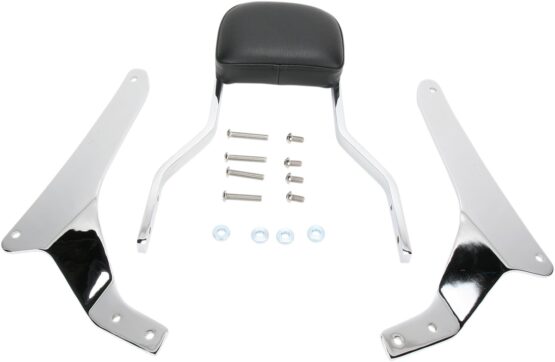 Short Square 14" Sissy Bar Chrome