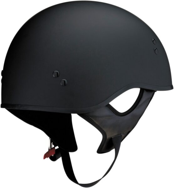 Vagrant Solid Street Half Helmet Matte Black Small - Image 2