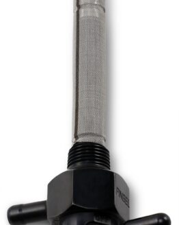 Pingel Power-Flo Petcock Black CH Hex Valve 3/8" Inward