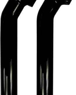 Drag Specialties Buffalo 9.5in Pullback Handlebar Risers Black Gloss