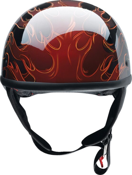 Z1R CC Beanie Hellfire Helmet - Medium, Red/Gloss/Black - Image 2