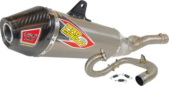 Ti-6 Titanium Full Exhaust w/ Carbon Fiber Cap