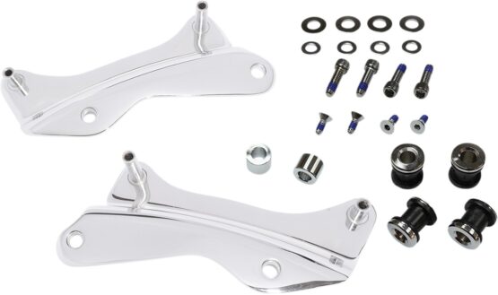 Drag Specialties Backrest Docking Kit Chrome For Harley Touring - Image 2