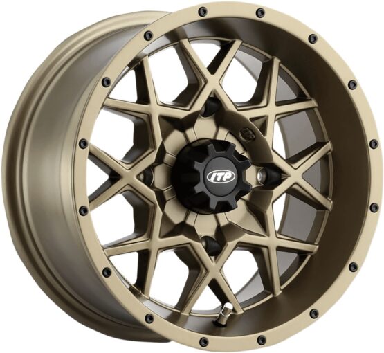 ITP Hurricane Alloy Aluminum Wheels 14X7 5+2 4/110 Bronze - Image 2