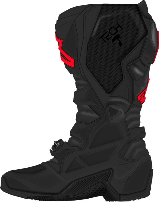 Alpinestars Tech 7 Boots Black/Fluorescent Red US 10 - Image 3