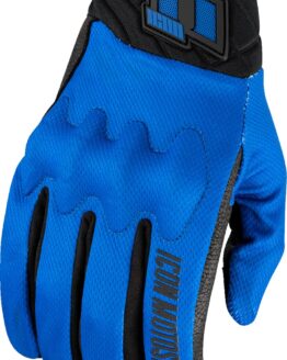 ICON Anthem3 Gloves Men's XL Black/Blue