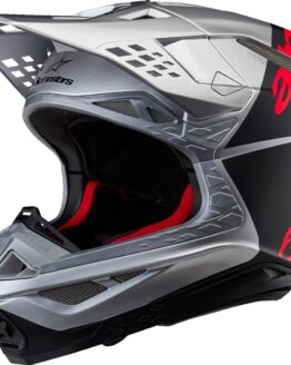 Alpinestars Supertech M10 Flood MIPS Helmet XL Silver Black Orange