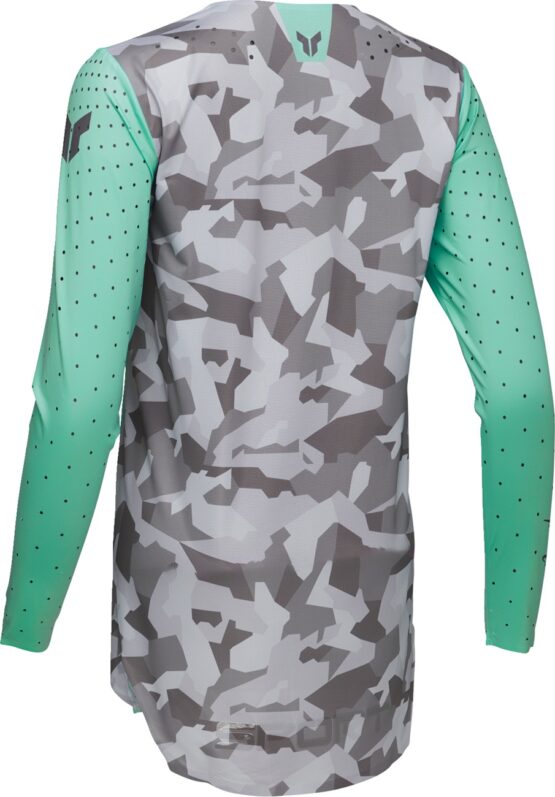 Thor SPORTMODE Shadow Women's Jersey Camo Gray/Green/Teal Medium - Image 3
