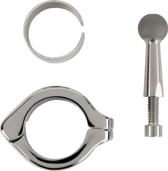 Ciro Gen 2 Drink Holder Chrome 1-1/8 or 1-1/4 in Handlebar Mount - Image 2