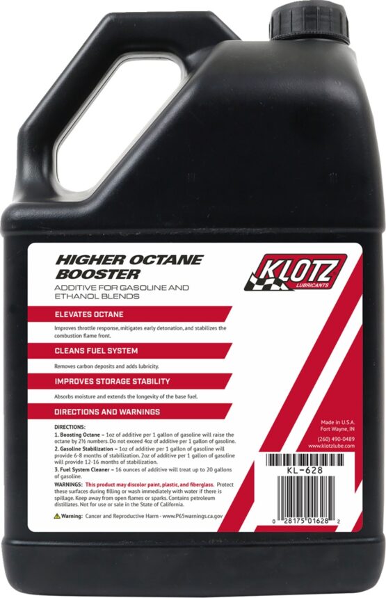 Klotz KL-628 Higher Octane Booster 1 Gallon Fuel Additive