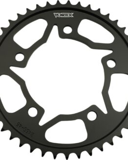 Vortex Steel Rear Sprocket 45 Tooth 530 Black For Honda Models