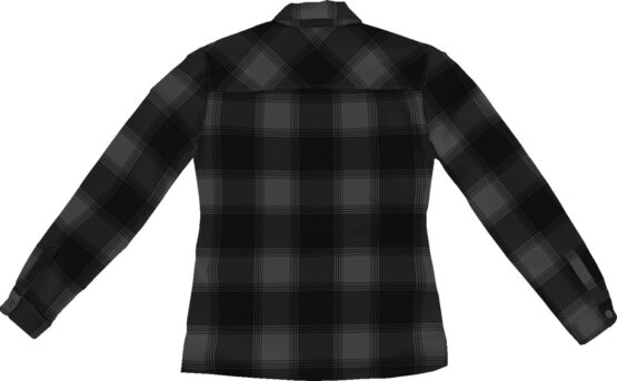 ICON Women's Fallblock CX Flannel Jacket 2XL Gray/Black - Image 2