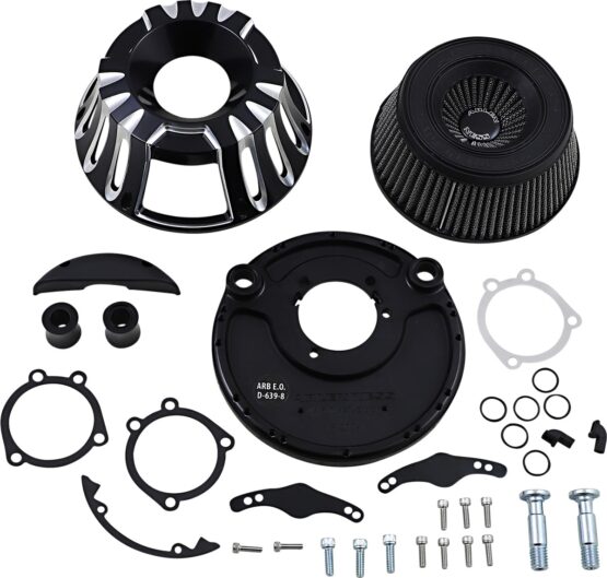 Arlen Ness Inverted Air Cleaner Kit, Contrast Cut, Deep Cut Design - Image 2