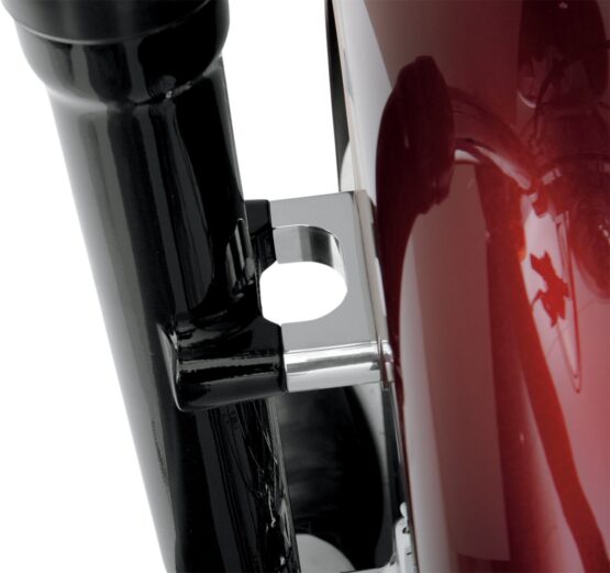 Klock Werks Tire Hugger Front Fender Mounting Blocks Chrome For 21in Wheels - Image 2