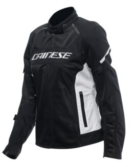 Dainese Air Frame 3 Tex Jacket Womens Black White Size 48