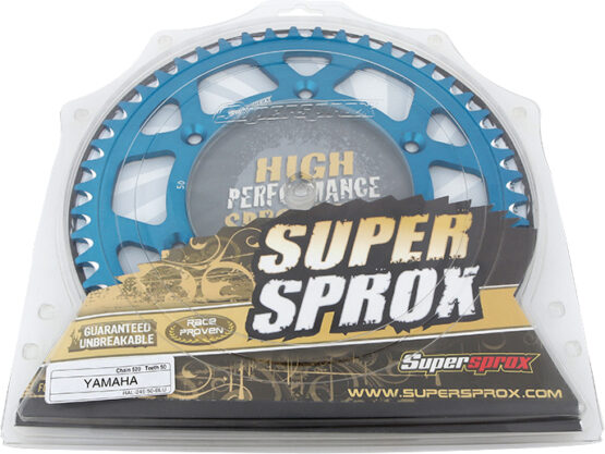 Supersprox Aluminum Rear Sprocket 50T Blue - Image 3