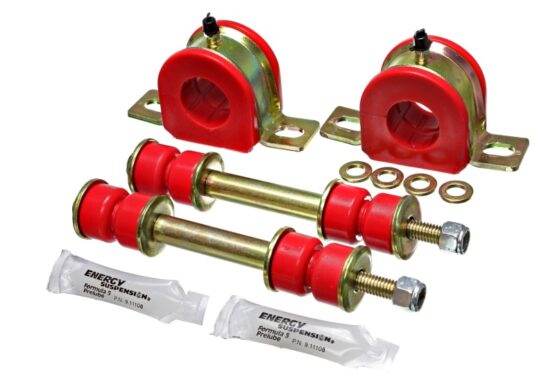 1-1/4in Front Sway Bar Bushing Set - Red