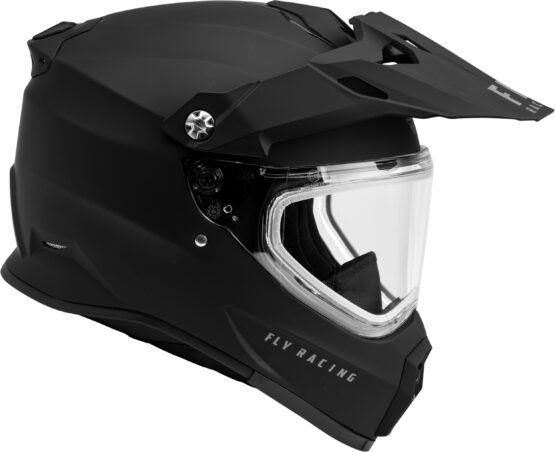 Fly Racing Trekker CW Solid Helmet Matte Black XL - Image 2