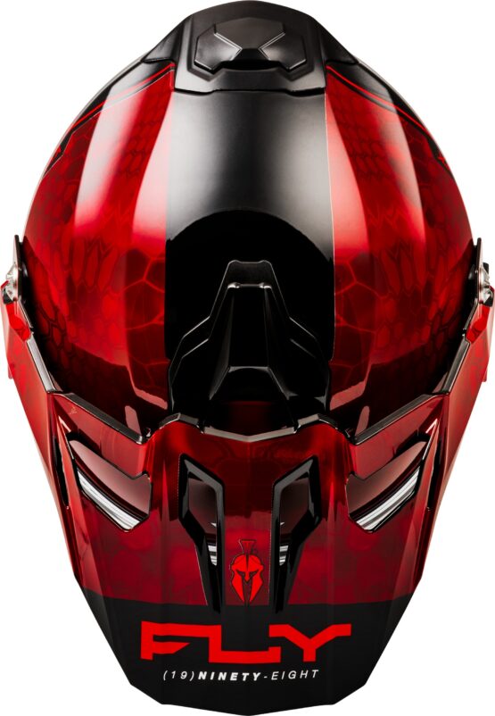 Fly Racing Trekker CW Conceal Helmet Red/Black XL Dual Shield - Image 3