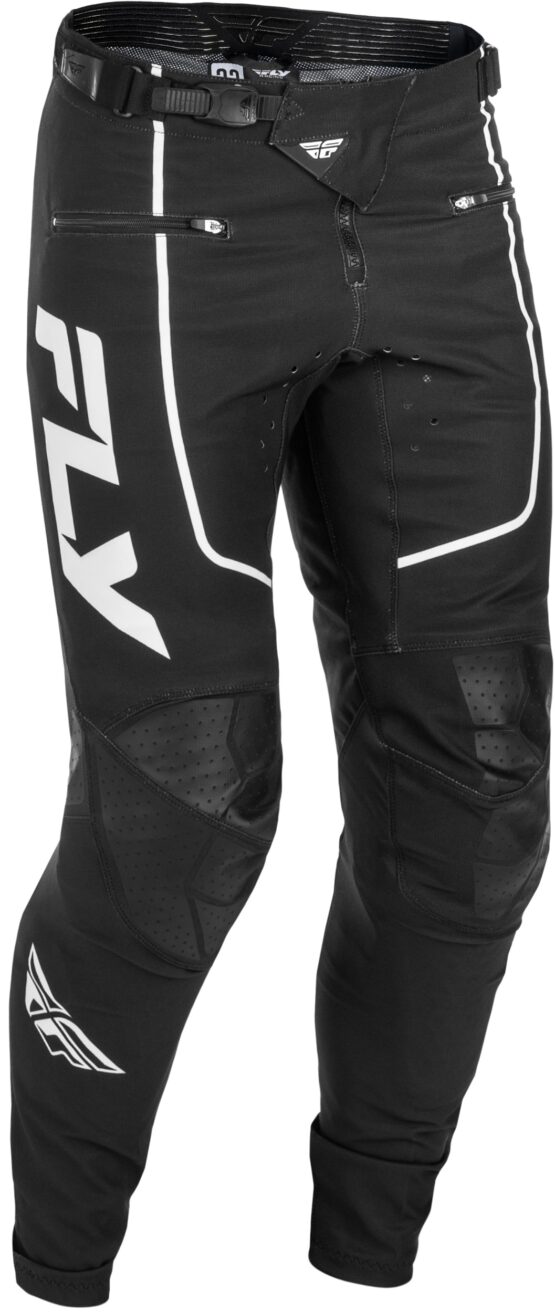 Fly Racing Youth Rayce Bicycle Pants Black/White Sz 24