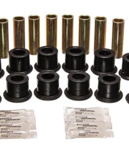 Black Front & Rear Control Arm Bushing Set Fits 94-06 Hummer H1