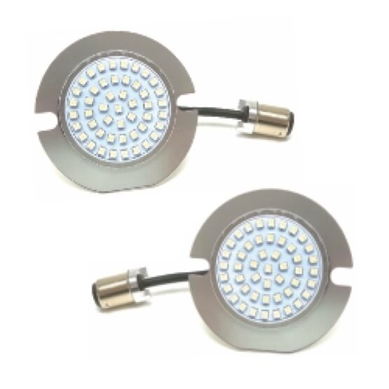 Letric Lighting Flat 1157 Switchback LED Insert White/Amber