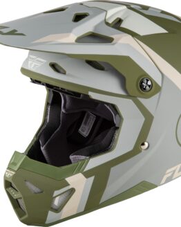 Fly Racing Formula CP Seal Helmet Matte Stone/Khaki/Olive XS