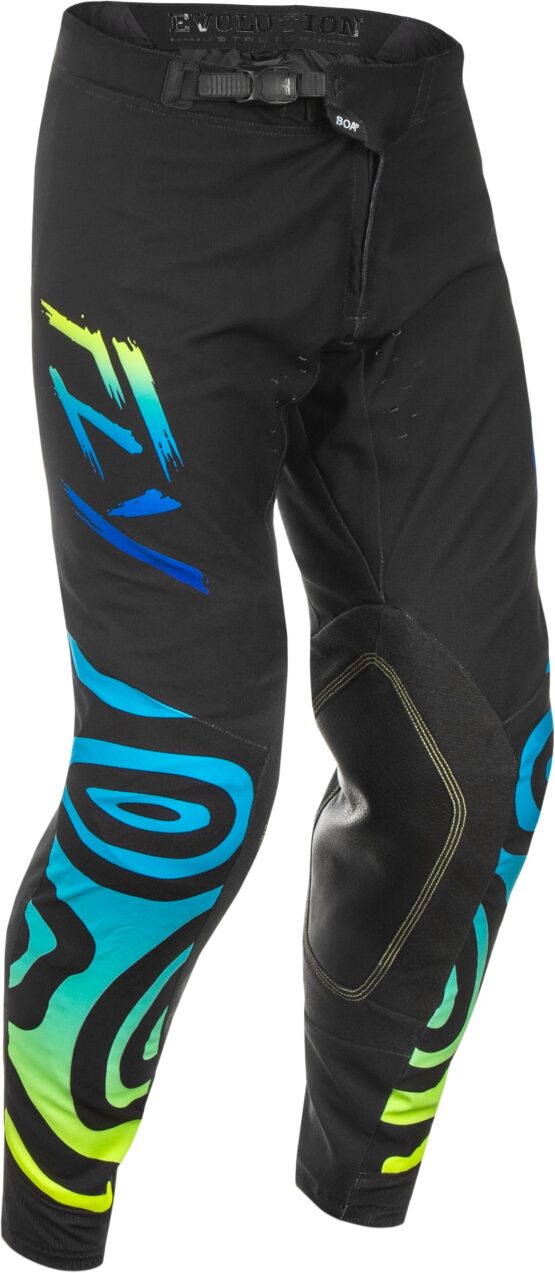 Fly Racing Evolution DST Zen Pants Black/Blue/Hi-Vis US 32
