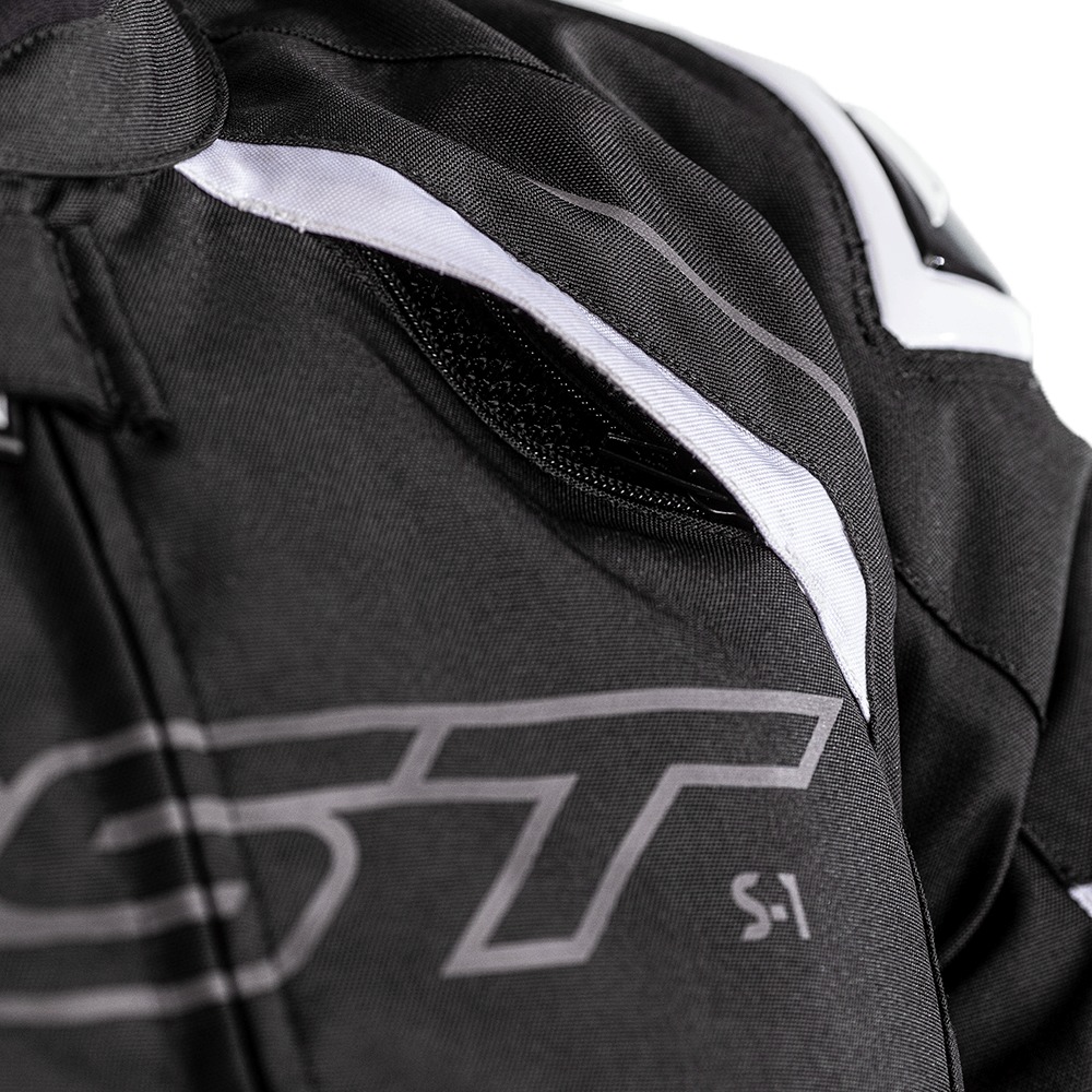 RST S1 CE Textile Jacket Black/Black/White XS - Image 5
