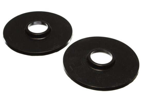 Black Rear Coil Spring Isolator Set Fits 97-06 Jeep Wrangler YJ & TJ