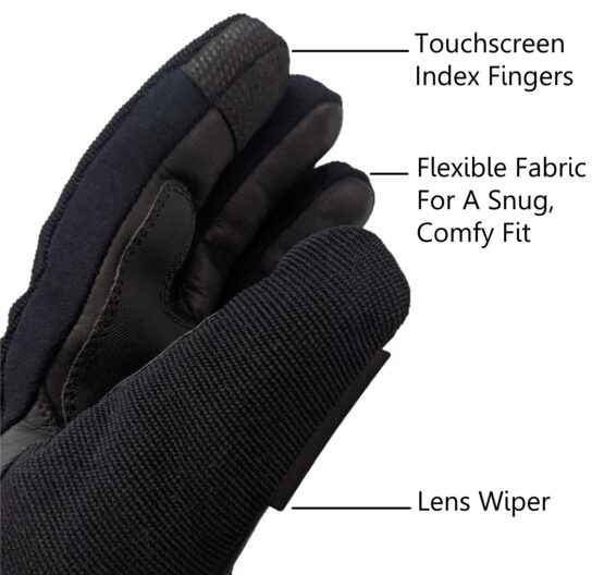 California Heat 7V Activflexx Heated Gloves Black XS - Image 4