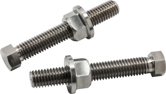 Titanium Axle Adjuster Bolts 8X52mm 10mm/12mm Heads