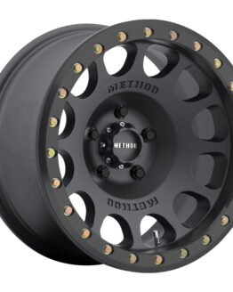 MR105 Beadlock 17x9 -38mm Offset 5x5 71.5mm CB Matte Black w/BH-H24125 Wheel