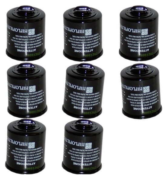 HF183 Oil Filter - Black - 8 Pack