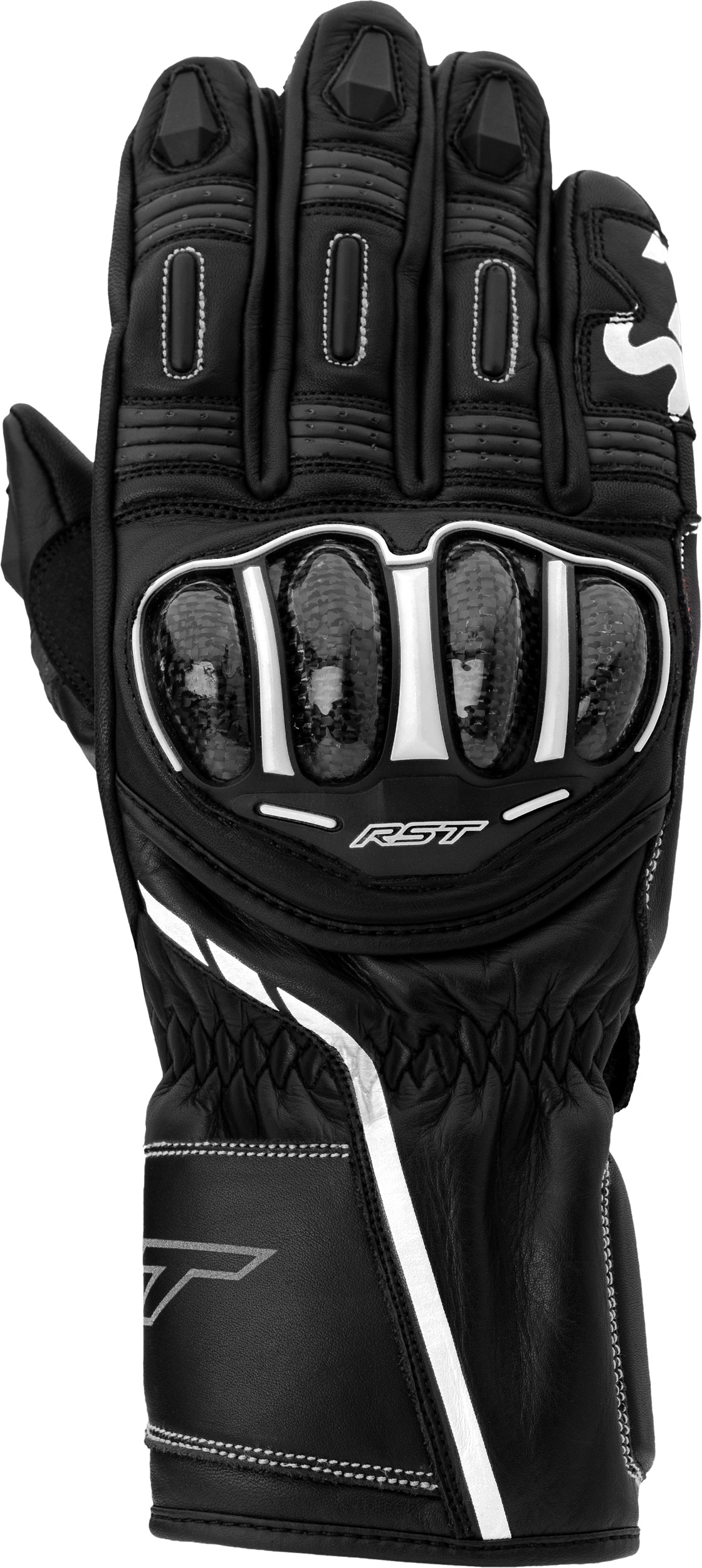 RST S1 CE Glove Black/Black/White 2XL