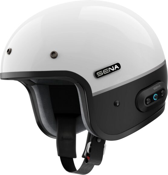 Sena Surge Mesh Open Face Helmet Gloss White Large - Image 2