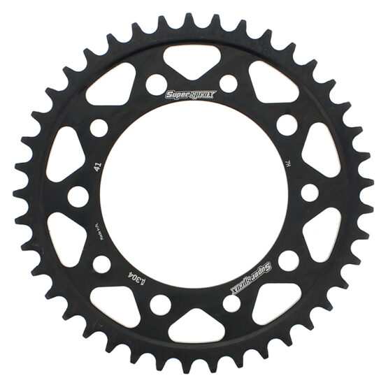 Supersprox Steel Rear Sprocket 41T Black 525 For 96-16 Honda Yamaha