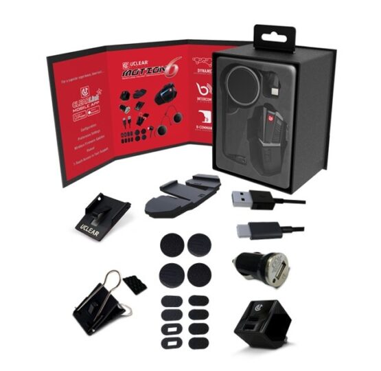UCLEAR Motion 6 Single Bluetooth Helmet Communicator - Image 5