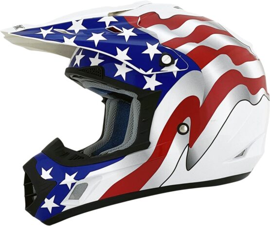 AFX FX-17 Flag Helmet Freedom White 3XL Unisex - Image 4
