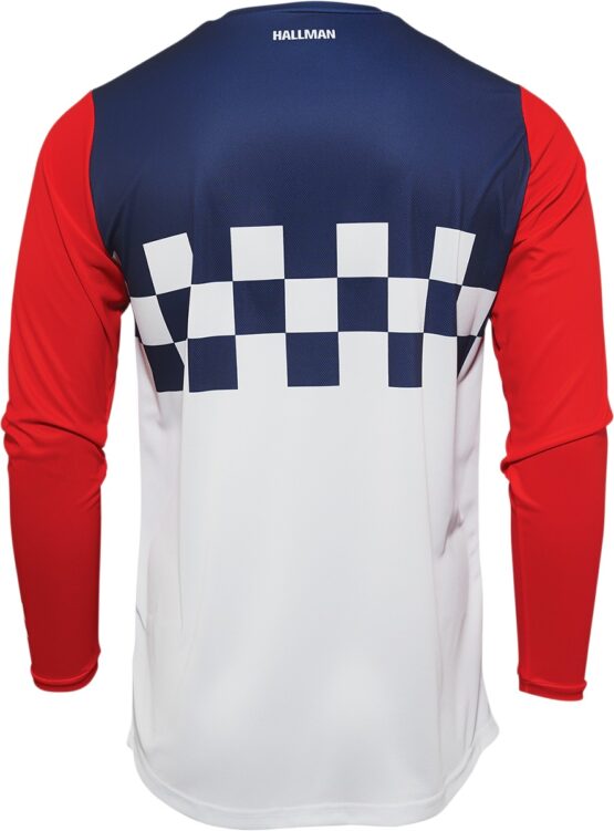 Thor Hallman Differ Cheq Jersey Blue Red White 2XL Men's - Image 2