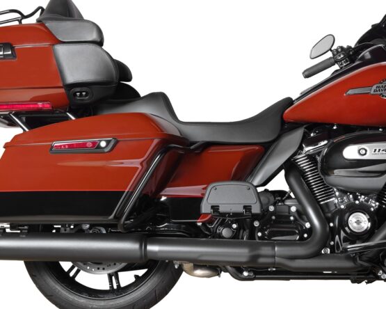 Drag Specialties Predator III Extended Reach Seat Black FLH/FLT 08-24 - Image 4