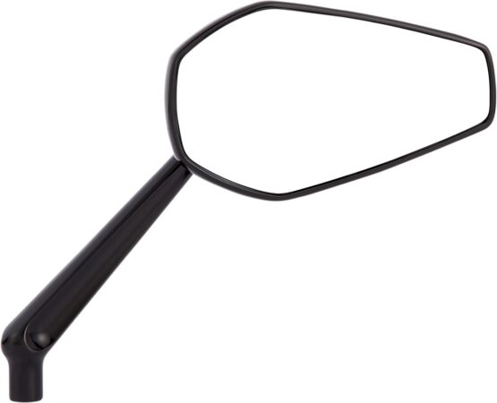 Arlen Ness Billet Mini Stocker Mirror, Black, Left-Hand