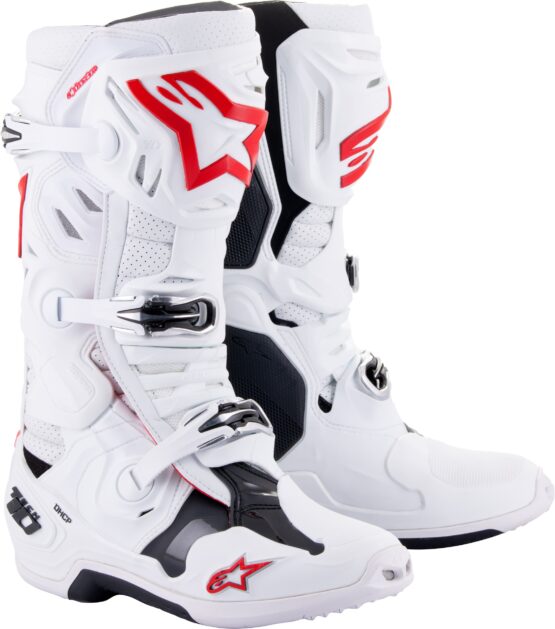 Alpinestars Tech 10 Supervented Boots White/Red US 13