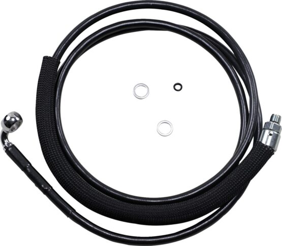 Drag Specialties Hydraulic Clutch Line +6in Black For Harley FLTR 15-16