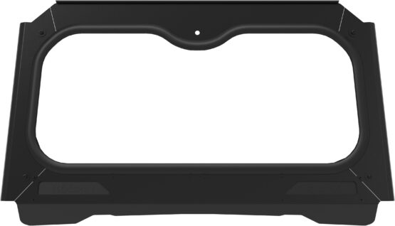 Glass Windshield w/ Metal Frame & Mounts